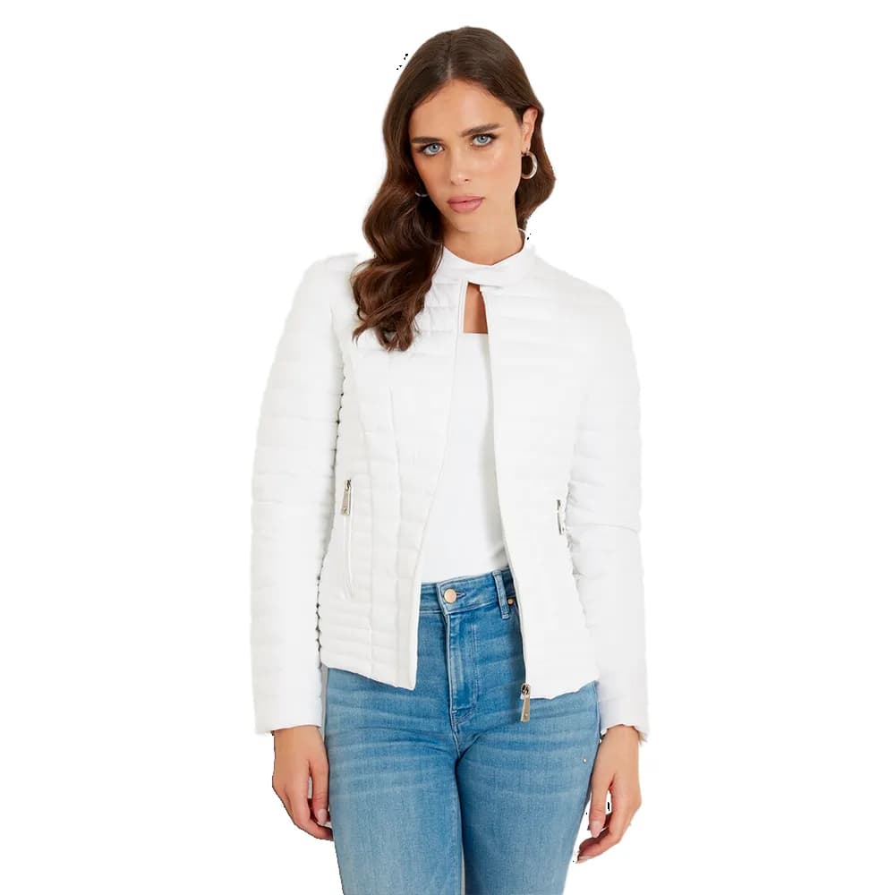 Doudoune Guess Vona Femme Blanc