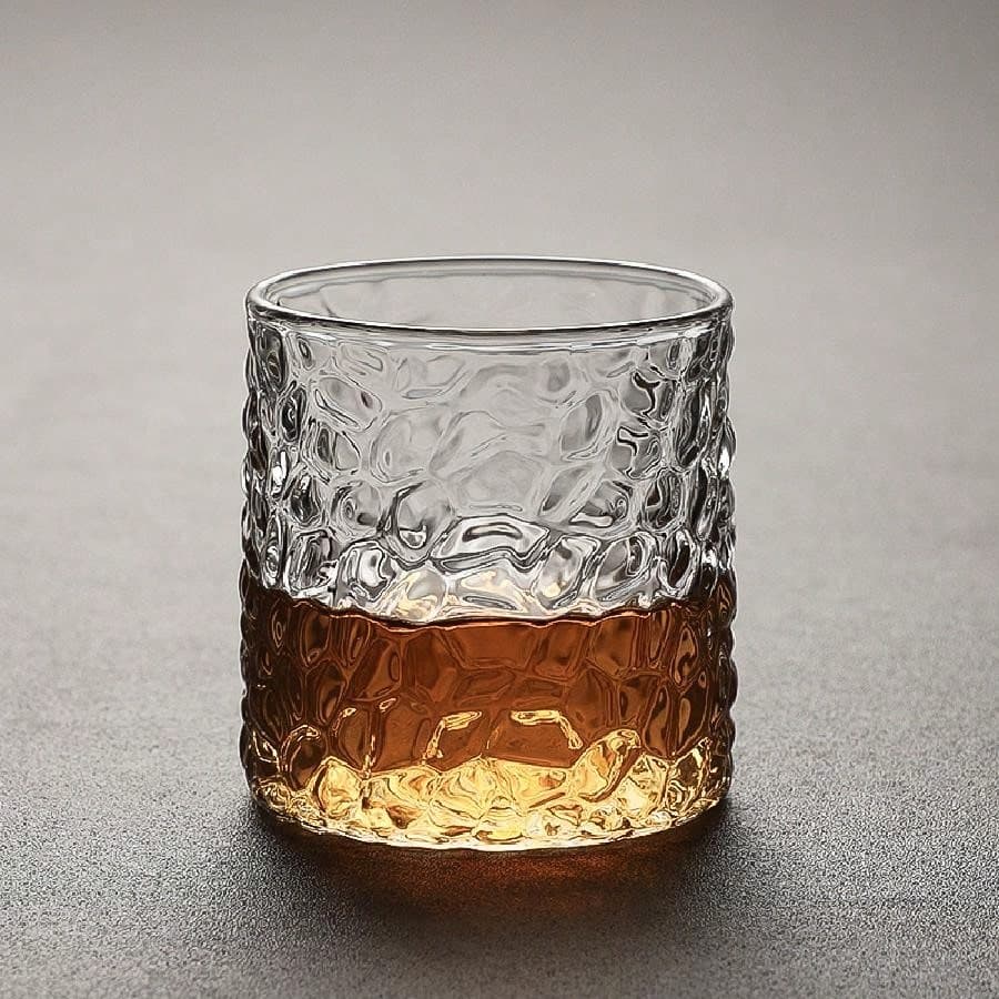 130ML Tasse mignonne et belle en verre de borosilicate japonais résistant à la chaleur pour boire du whisky, du café, de l'espresso ou participer Ã